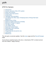 Preview of GTD For Hackers