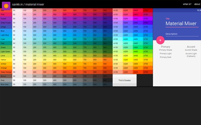 material mixer example