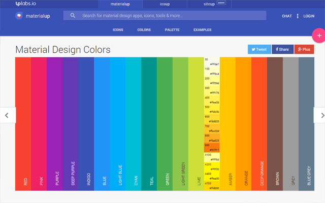 primary colors side-by-side