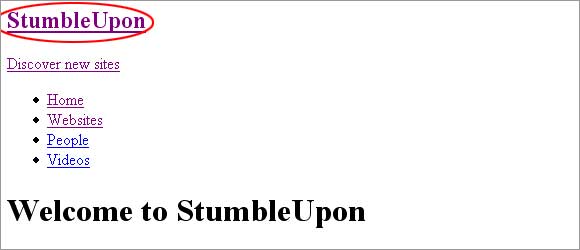 StumbleUpon after CSS is turned off