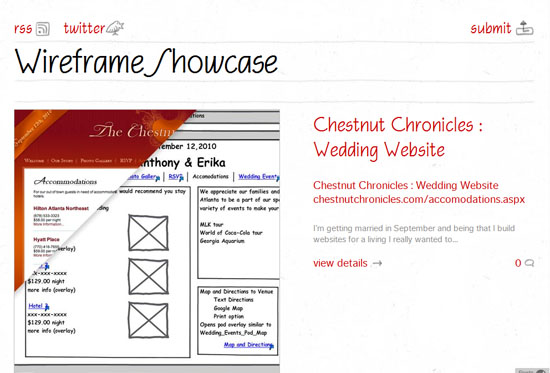 Wireframe Showcase