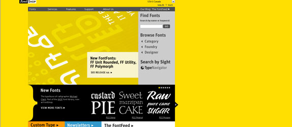 FontShop - http://www.fontshop.com/