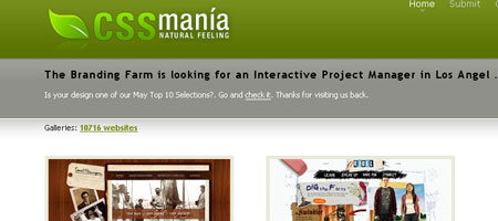 CSS Mania - Screenshot