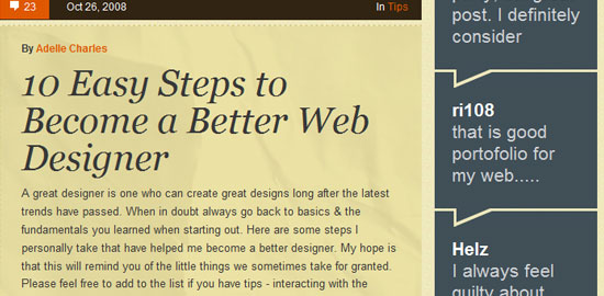 Web Design Ledger - screen shot.