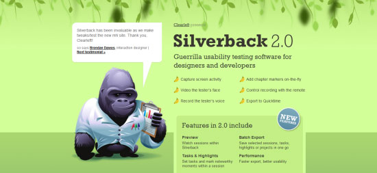 08 06 silverbackapp homepage