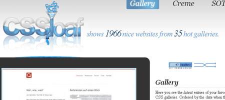 CSSloaf - Screenshot