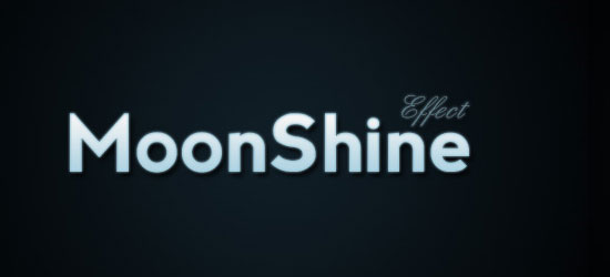 Moon Shine Text Effect - screen shot.