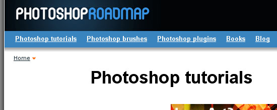 Photoshop Roadmap - screen shot.