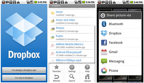 Dropbox (free)