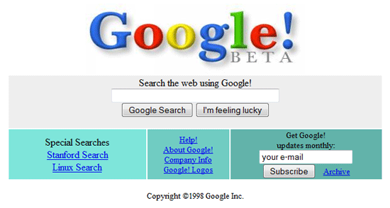 Internet History: Google!