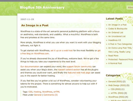 BlogBus - screen shot.