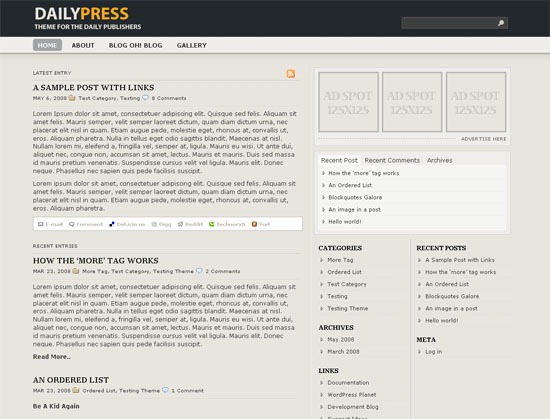 DailyPress - screen shot.