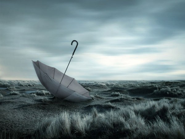 Create a Dark Melancholic Photo Manipulation Scene