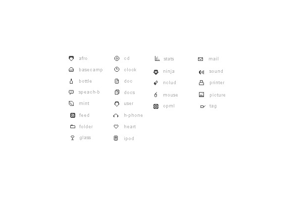 Minimalist Pixel Icon Set