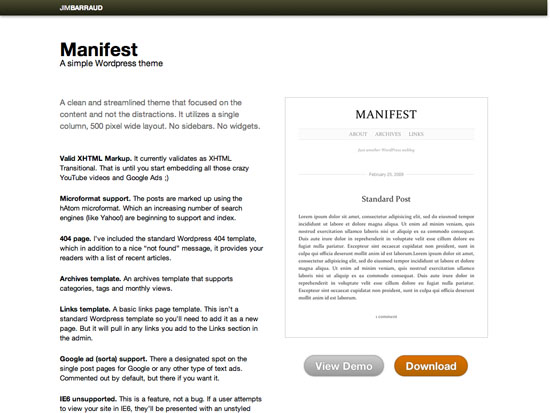 Manifest