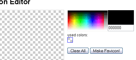 Favicon Editor - Screen Shot