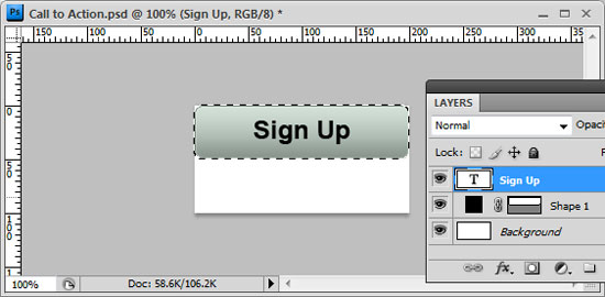 Centering the text