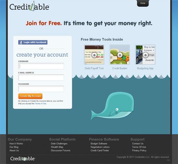 10 creditable signup form