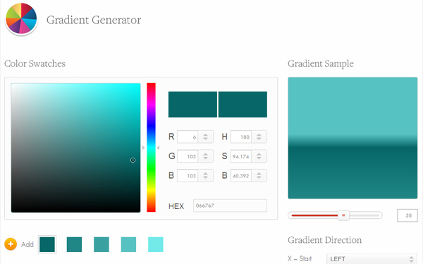 CSS3 Factory Gradient Generator