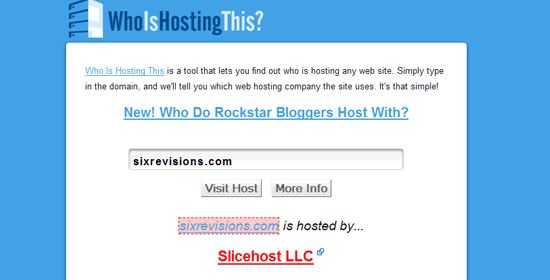 Hosting Checker - Find out who is hosting any website