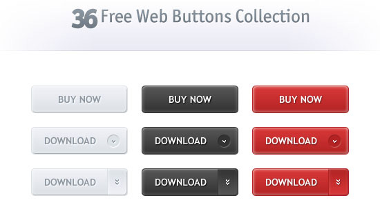 11 36 free web buttons collection