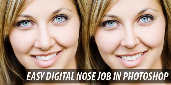 Easy Digital Nose Job in Photoshop