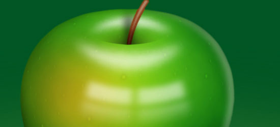 Delicious Green Apple Illustration - screen shot.