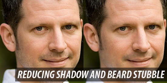 Reducing 5 O'Clock Shadow And Beard Stubble In Photoshop