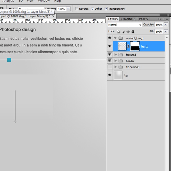 Create the slider control