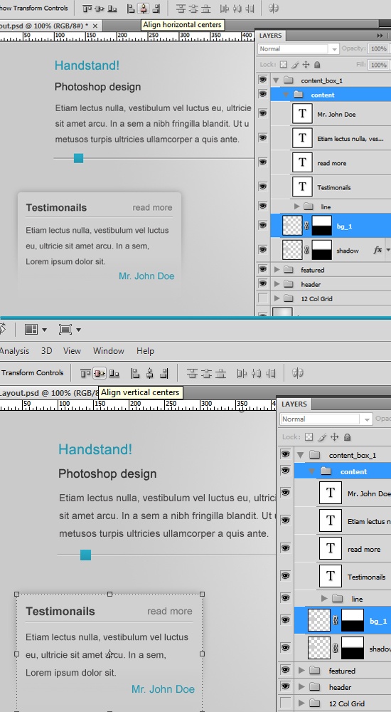 Create the slider control