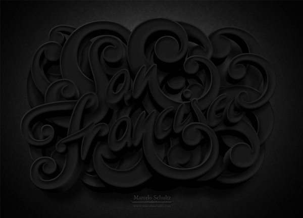 12e sanfranlettering