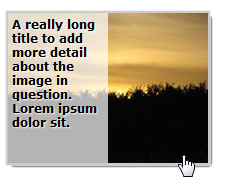 Using more CSS3 we can adjust the box model and have vertical captions