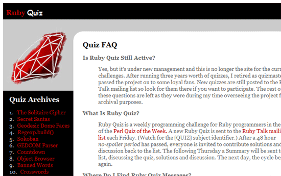 Ruby Quiz