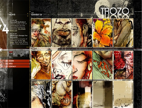 TROZO GALLERY - screen shot.