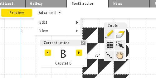 FontStruct - screen shot.