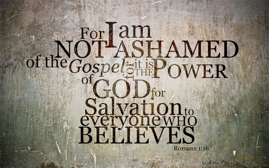 Romans 1:16 wallpaper