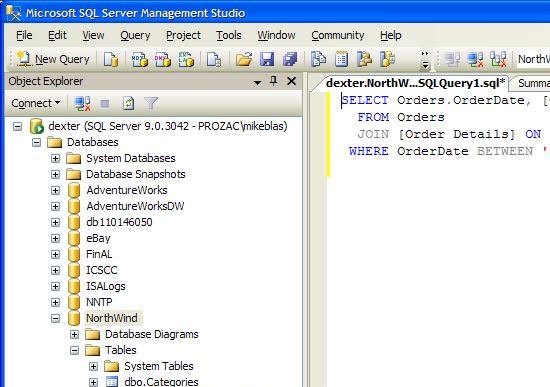 Microsoft SQL Server Management Studio