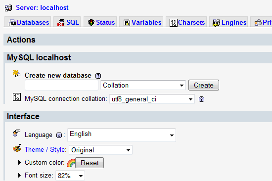 phpMyAdmin