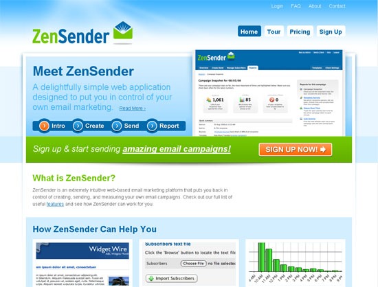 ZenSender - screen shot.