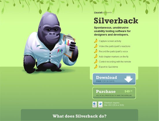 Silverback - screen shot.