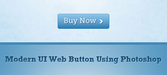 How to Make a Modern UI Web Button Using Photoshop