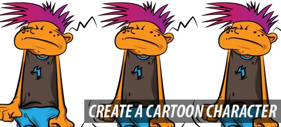 How to Create a Cartoon Character with Expressive Lines