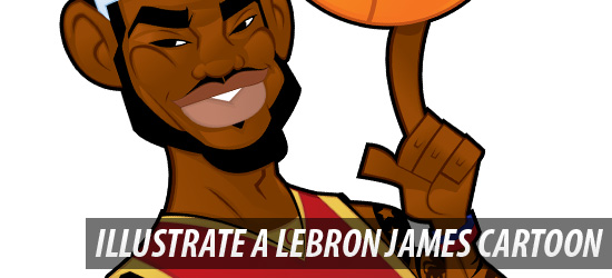 How to Illustrate a LeBron James Cartoon Character