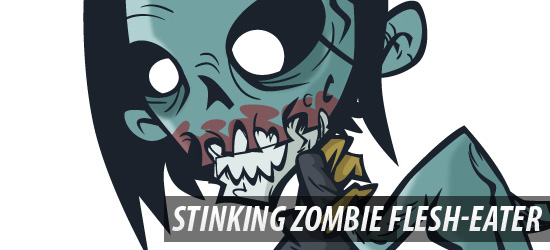 How to Create a Stinking Zombie Flesh-Eater in Illustrator