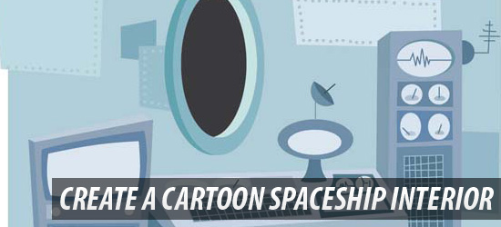 How to Create a Cartoon Spaceship Interior in Under One Hour