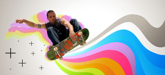 Skateboarding Poster