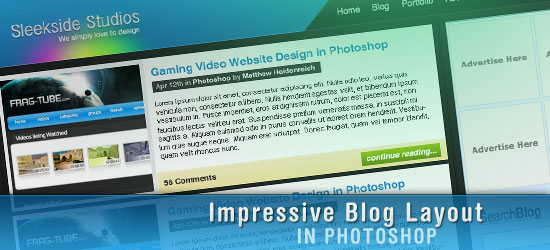 How to Make an Impressive Blog Layout in Photoshop