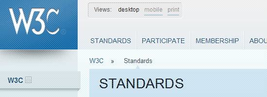 More Appreciation for Web Standards