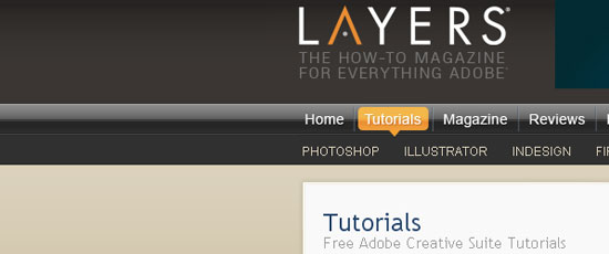 Layers Magazine - screen shot.