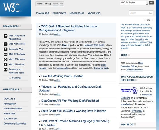 W3C (2009)